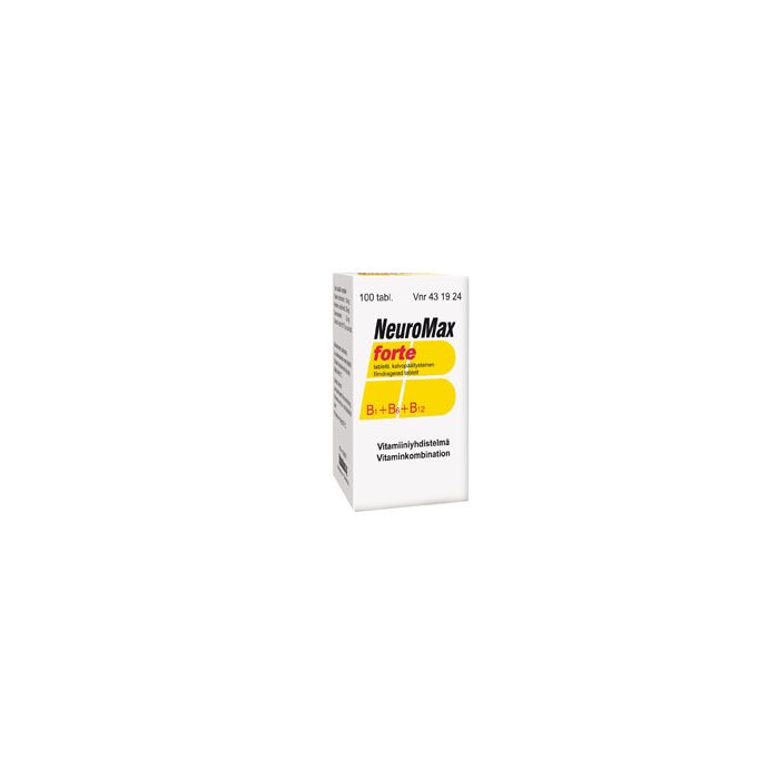 NEUROMAX FORTE tabl, kalvopääll 100 kpl bild 2