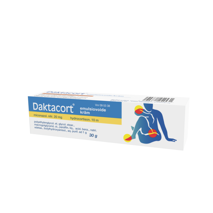 DAKTACORT emulsiovoide 20/10 mg/g 30 g kuva 9