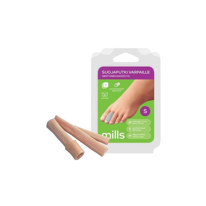 Mills Suojaputki varpaille, S 10 cm 1 kpl bild 2