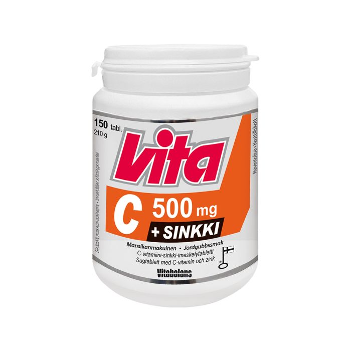 Vita C 500 mg + sinkki 150 tabl kuva 2