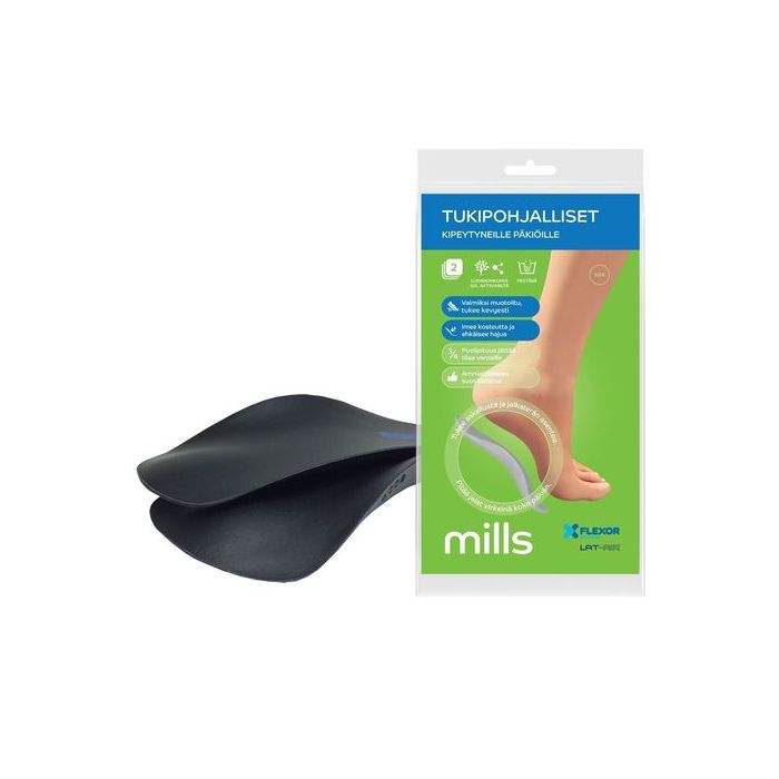 Mills Tukipohjallinen, koko XXL (44-46) 1 pari bild 2