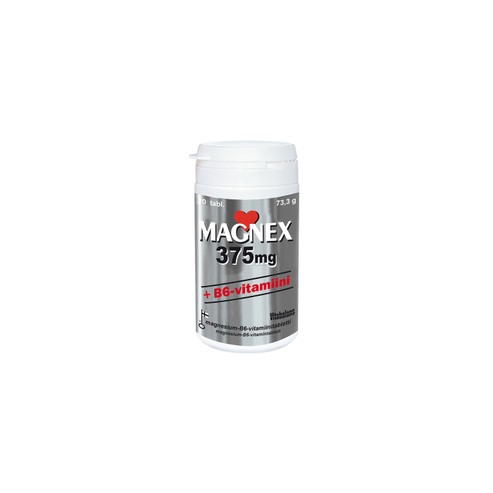Magnex 375 mg + B6-vitamiini 70 tabl kuva 3