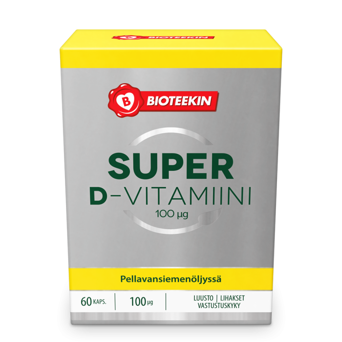 Super D-vitamiini 100 mikrog. 60 kaps bild 2