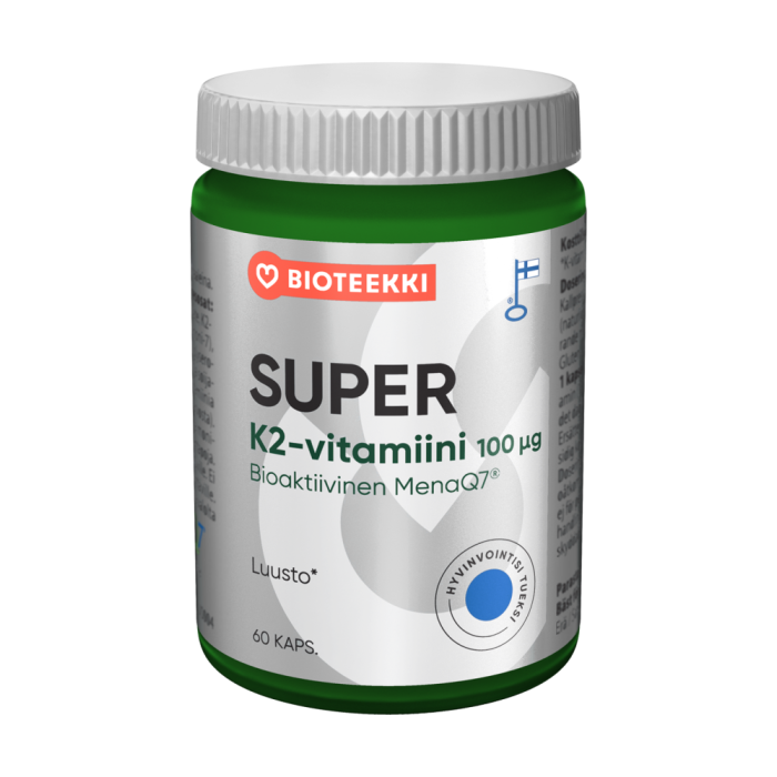 Super K2-vitamiini 60 kaps kuva 2