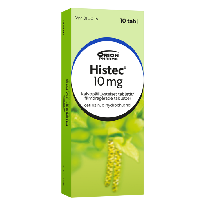 HISTEC 10 mg tabl, kalvopääll 10 fol bild 2