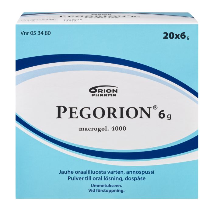 PEGORION 6 g jauhe oraaliliuosta varten, annospussi 20x6 g bild 2