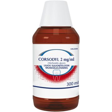 CORSODYL 2 mg/ml liuos suuonteloon 300 ml