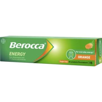 BEROCCA ENERGY ORANGE PORETABLETTI 15 kpl