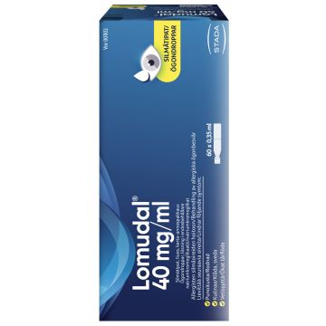LOMUDAL 40 mg/ml silmätipat, liuos, kerta-annospakkaus 60x0,35 ml