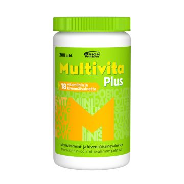 MULTIVITA PLUS MONIVITAMIINI 200 TABL
