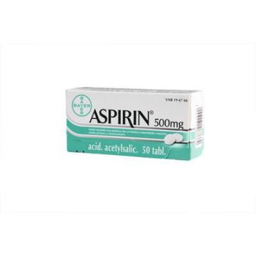 ASPIRIN 500 mg tabl 50 fol