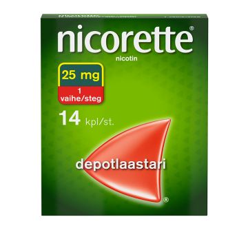 NICORETTE 25 mg/16 h depotlaast 14 kpl