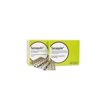 Seraquin 800mg vet tabl kissalle ja pienelle koiralle 60 kpl