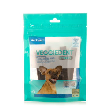 Virbac VeggieDentFr3sh koirille alle 5 kg 15 kpl