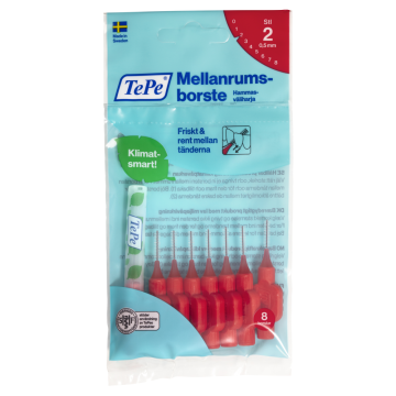 TePe hammasväliharja Original 0,5 mm punainen 8 kpl