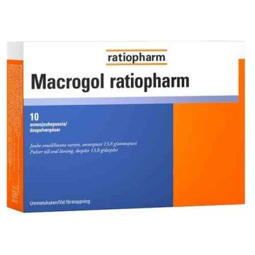 MACROGOL RATIOPHARM ANNOSPUSSI 13,8G 10 KPL
