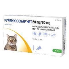 FYPERIX COMP VET 50/60 mg paikallisvaleluliuos (kissoille)0,5 ml