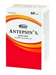 ANTEPSIN 1 g tabl 60 fol