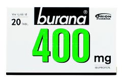 BURANA 400 mg tabl, kalvopääll 20 fol
