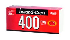 BURANA-CAPS 400 mg kaps, pehmeä 20 fol
