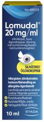 LOMUDAL 20 mg/ml silmätipat, liuos 10 ml